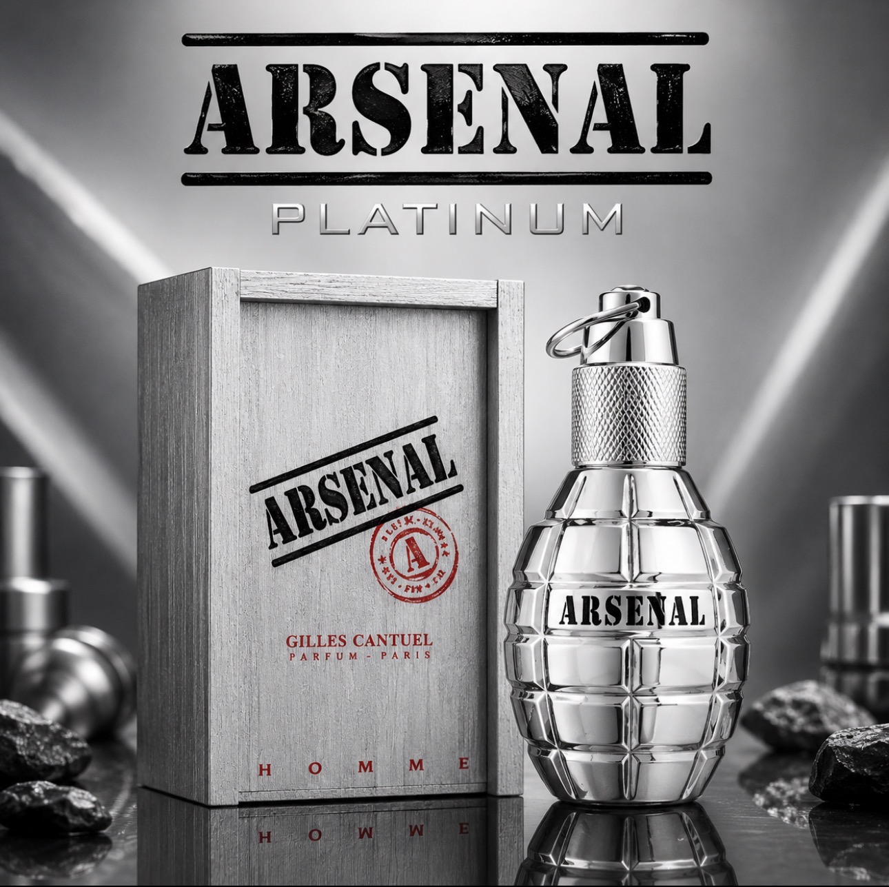 Perfume Gilles Cantuel Arsenal Platinum EDP 100ml
