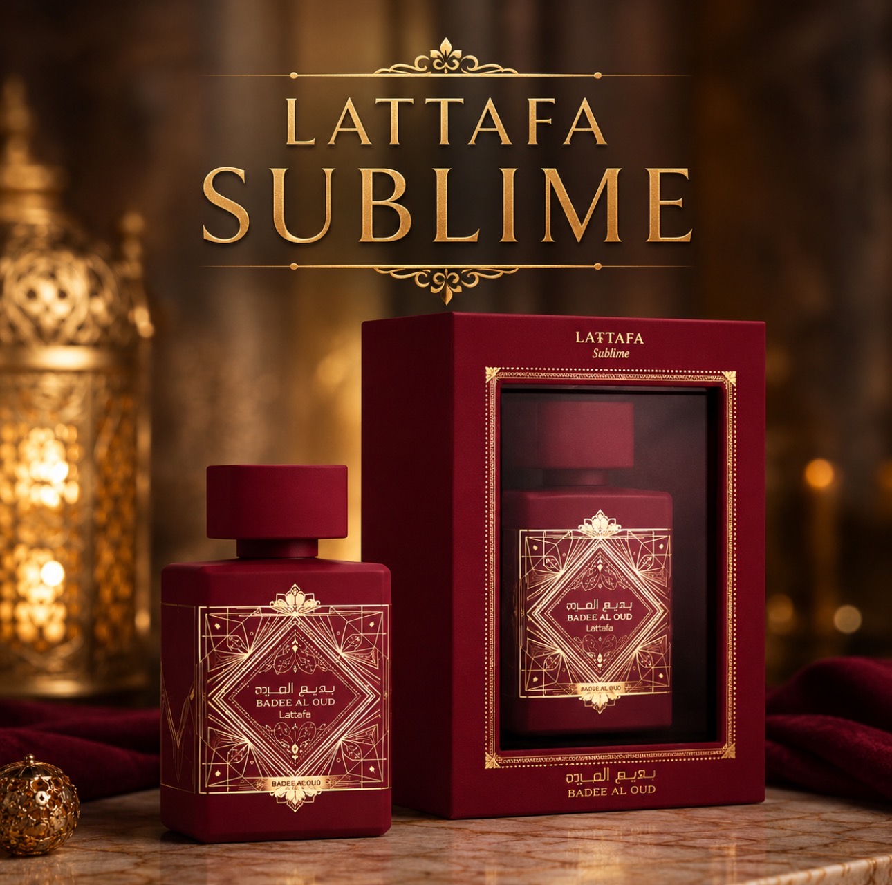Perfume Lattafa Bade’e al oud Sublime EDP 100ml