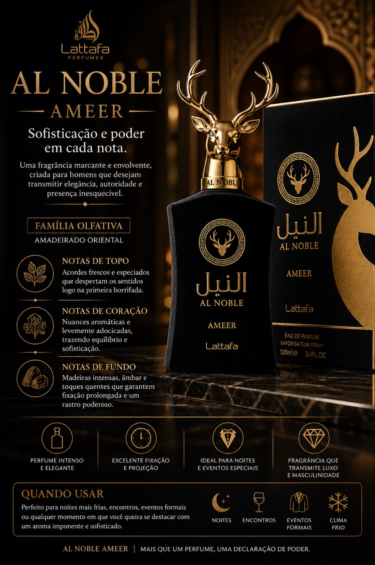 Perfume Lattafa Al Noble Ameer EDP 100ml