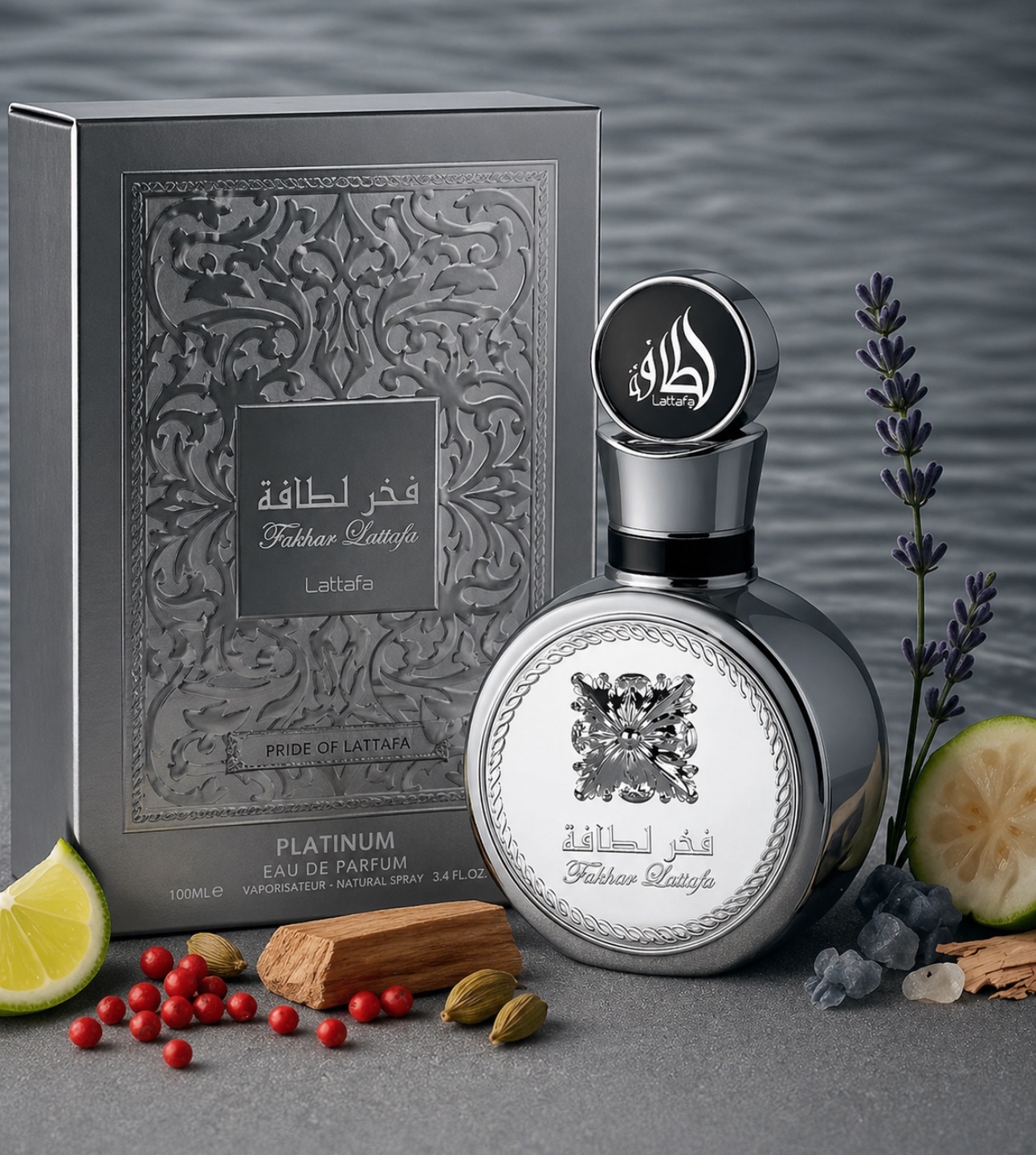 Perfume Lattafa Fakhar Platin EDP 100ml