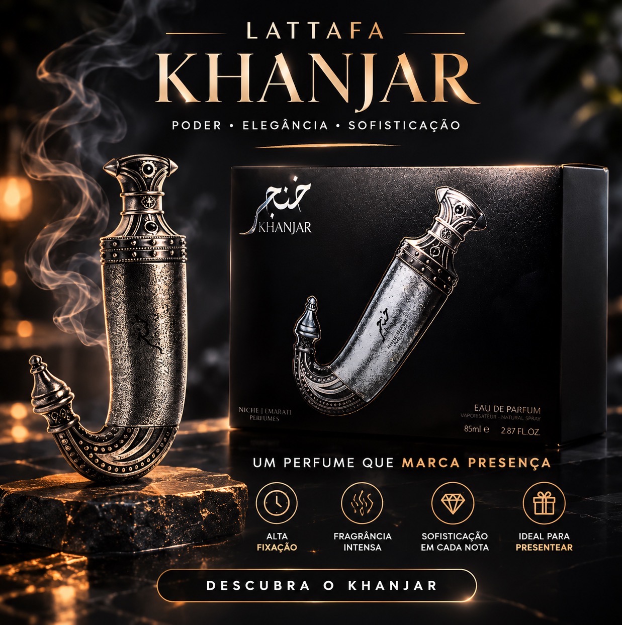 Perfume Lattafa Khanjar EDP 85ml