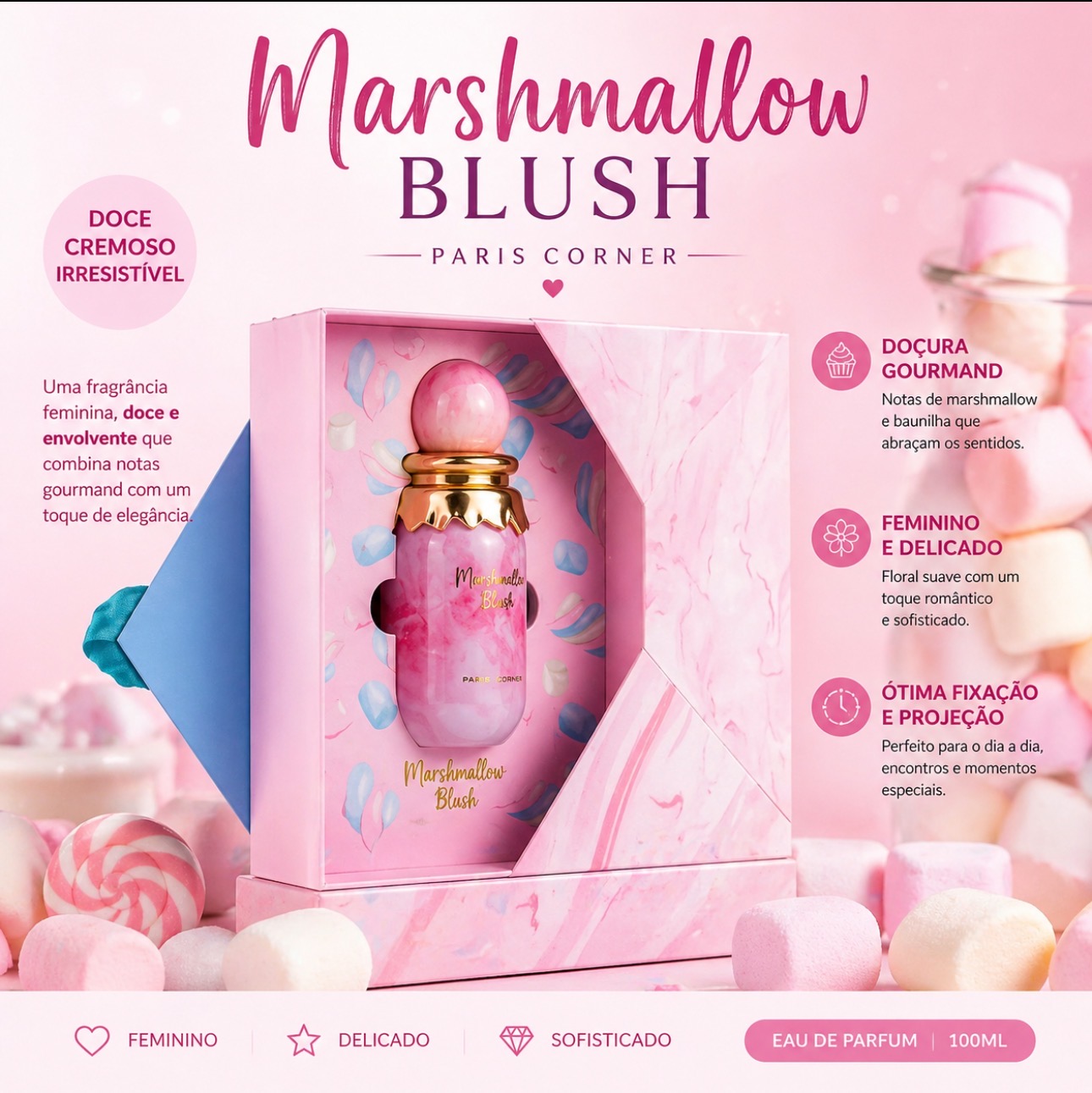 Perfume Paris Corner - Marshmallow Blush EDP 100ml