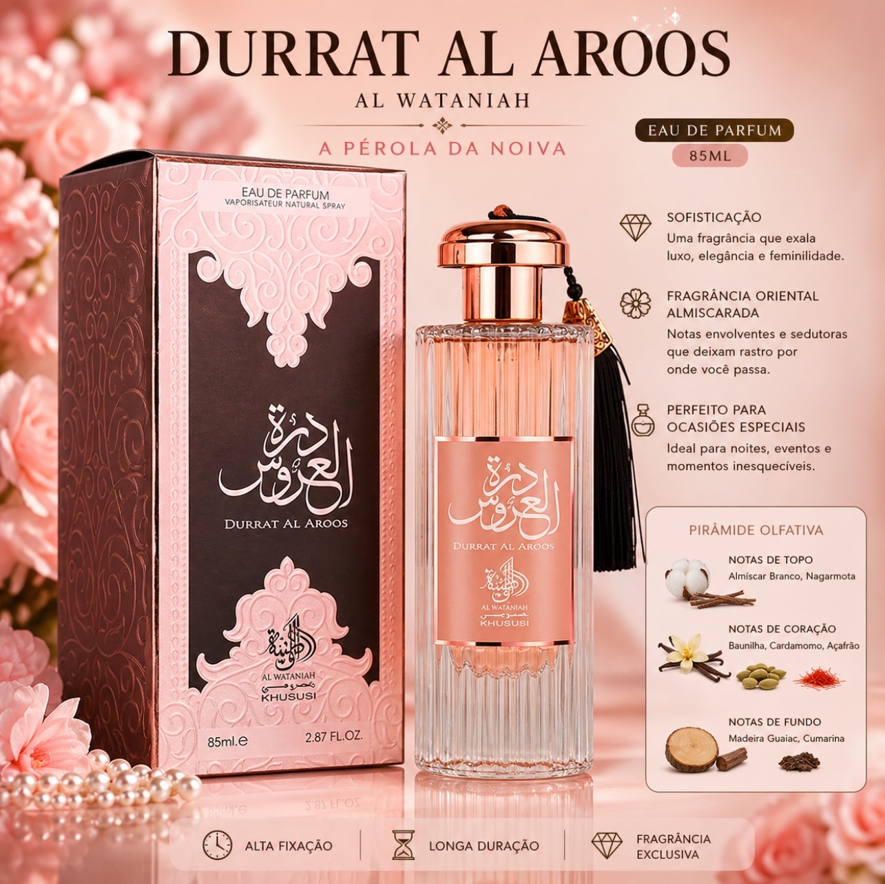 Perfume Al Wataniah Durrat Al Aroos EDP 85ml